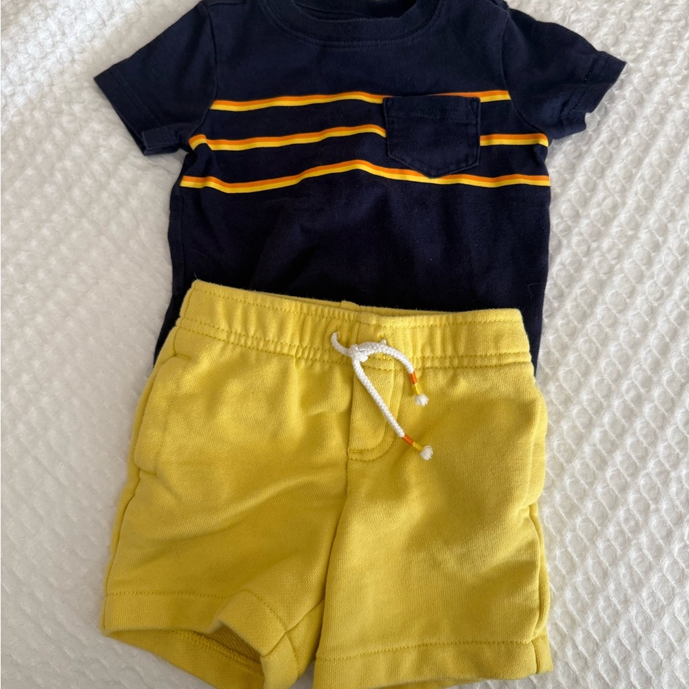 Janie and Jack T-shirt and Shorts Set